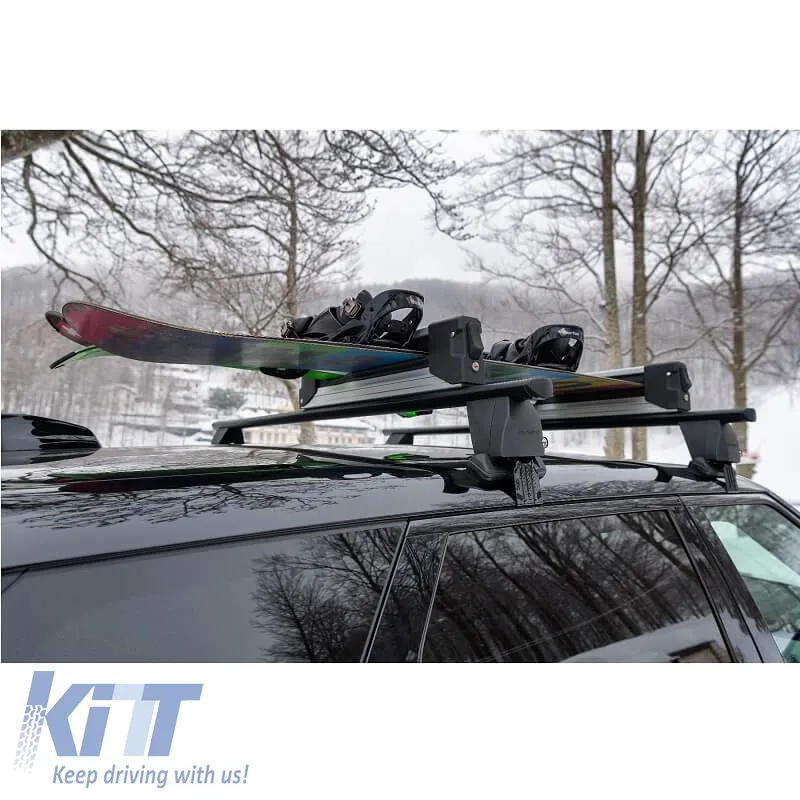 Ski / Snowboard Roof Racks Aluminium Menabo Yelo 4 (4 Pairs Ski or 2 Snowboards) 2 Pcs