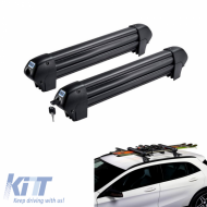 Ski / Snowboard Roof Racks Cruz Ski Rack Dark 4 940-222 (4 Pairs Ski or 2 Snowboards) 2 Pcs - CGRRRRRSAR6035668