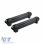 Ski / Snowboard Roof Racks Cruz Ski Rack Dark 4 940-222 (4 Pairs Ski or 2 Snowboards) 2 Pcs-image-6299572