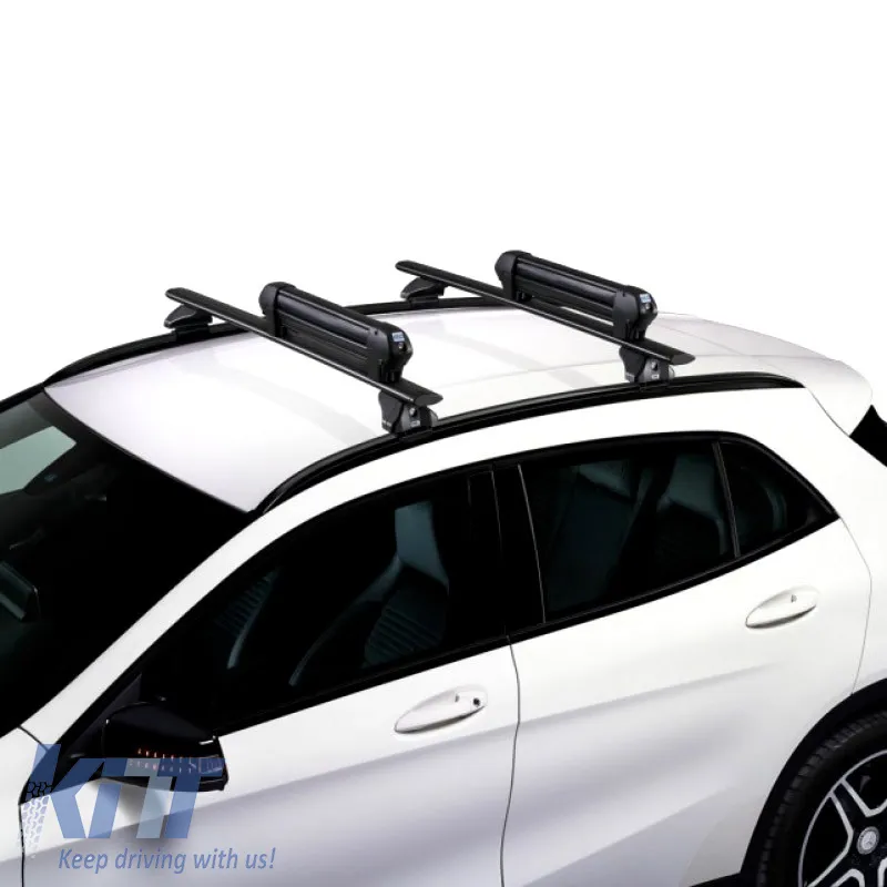 Ski / Snowboard Roof Racks Cruz Ski Rack Dark 4 940-222 (4 Pairs Ski or 2 Snowboards) 2 Pcs