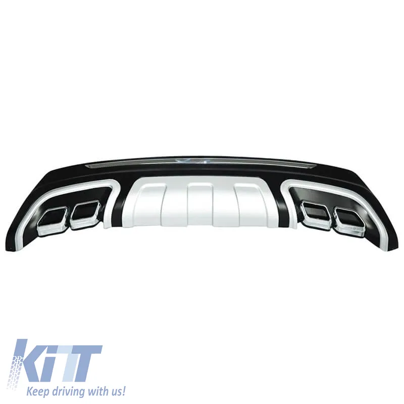 Skid Plates Bumper Body kit suitable for Front and Rear Bumper suitable for Hyundai Tucson 2015-2019 2 Pieces