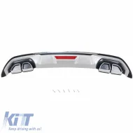 Skid Plates Bumper Body kit suitable for Front and Rear Bumper suitable for Hyundai Tucson 2019+ 2 Pieces-image-6301335