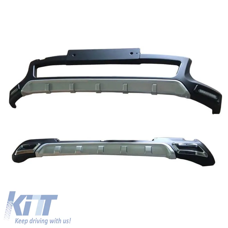 Skid Plates Bumper Body kit suitable for Front and Rear Bumper suitable for Citroen Berlingo 2018+ 2 Pieces