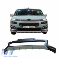 Skid Plates Bumper Body kit suitable for Front and Rear Bumper suitable for Citroen Berlingo 2018+ 2 Pieces