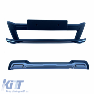 Skid Plates Bumper Body kit suitable for Front and Rear Bumper suitable for Citroen Berlingo 2012-2018 2 Pieces