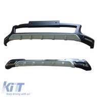 Skid Plates Bumper Body kit suitable for Front and Rear Bumper suitable for Citroen Berlingo 2018+ 2 Pieces