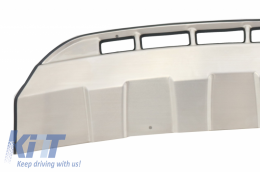 Skid Plates Pare-chocs Off Road pour VW Touareg 7P MK2 10-14 Inox-image-6031328