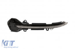 Smoked LED dynamic turn signals suitable for mirrors on Seat Leon 2012-2020, Arona, Ibiza after 2017-image-6238295