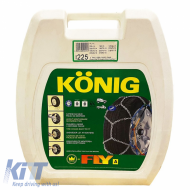 Snow Chains Konig Fly-A suitable for Jeep No225 2 Pcs