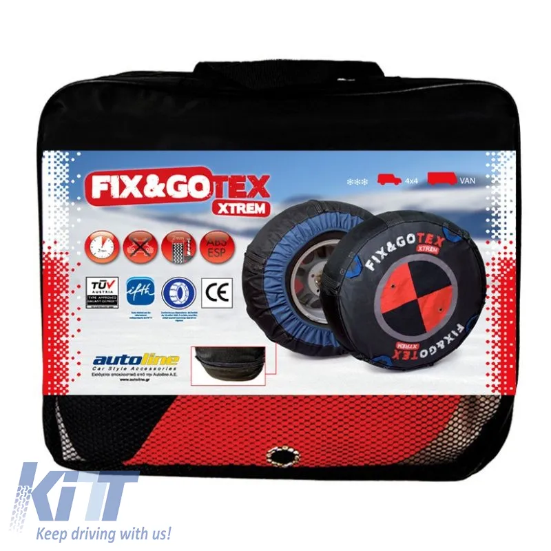 Snow Sock Fix&GoTex No.K1 suitable for Jeep 2 Pcs