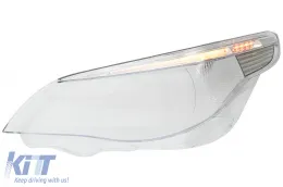 image-19-Soczewka reflektora Szkło Lewa strona Dla BMW 5 E60 E61 bez LCI 2003-03.2007