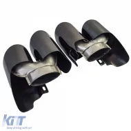 Sorties d'échappement doubles noires adaptées pour Porsche Panamera 970.2 228kW-image-6199881