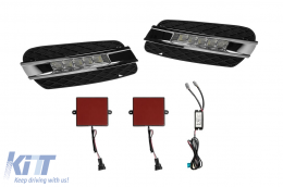 Specific daytime running lights suitable for Mercedes ML W164 2006-2009 - ABMEDX6009008