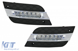 Specific daytime running lights suitable for Mercedes ML W164 2009-2012 model years - ABMEDX6009009