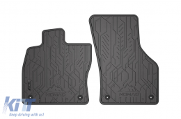 Specific front rubber mats from Frogum NOMAD series suitable for Audi A3 8V sedan, Sportback 2013-2020, Seat Leon, Volkswagen Golf VII 2012-2020, Golf VIII after 2019 not suitable for wagon, 2-piece s-image-6256434