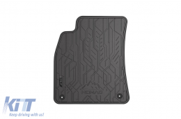 Specific front rubber mats suitable for Audi A5 8T 2007-2016, 2-piece set, black color-image-6256592