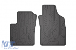 image-8-Specific front rubber mats suitable for Frogum NOMAD series for Fiat 500, 500 C after 2007, Fiat Panda 2003-2012, Ford Ka 2008-2016, 2-piece set, black color