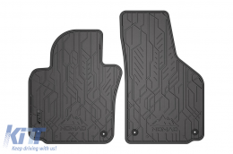 Specific front rubber mats suitable for Frogum NOMAD series for Seat Leon 2005-2012, Toledo 2004-2009, Skoda Octavia 2004-2013, Skoda Yeti 2009-2018, Golf V 2003-2009, Golf VI 2008-2016, Jetta 2005-20-image-6256398