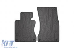 image-30-Specific front rubber mats suitable for Frogum NOMAD series for BMW 5 Series E60 sedan, E61 wagon 2003-2010, 2-piece set, black color