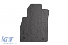 Specific front rubber mats suitable for Frogum NOMAD series for Opel Astra J 2009-2020, Cascada 2013-2019, Chevrolet Cruze 2008-2016, Orlando 2010-2018, 2-piece set, black color-image-6256553