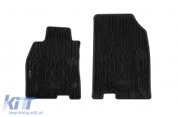 image-10-Specific front rubber mats suitable for Frogum NOMAD series for Renault Megane 2008-2016, 2-piece set, black color