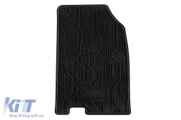 Specific front rubber mats suitable for Frogum NOMAD series for Renault Megane 2008-2016, 2-piece set, black color-image-6256621