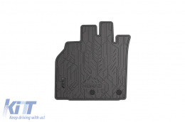 Specific front rubber mats suitable for Frogum NOMAD series for Renault Grand Scenic 2009-2016, Scenic 2003-2016, 2-piece set, black color-image-6256634