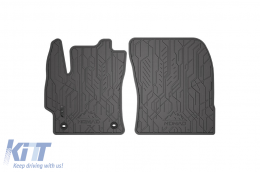 image-15-Specific front rubber mats suitable for Frogum NOMAD series for Suzuki Swace after 2020, Toyota Corolla after 2018, 2-piece set, black color