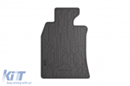 Specific front rubber mats suitable for Frogum NOMAD series for Mini Cooper R56 2006-2014, 2-piece set, black color-image-6256721