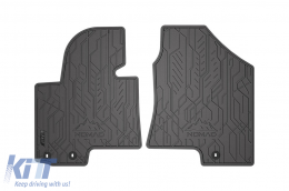 image-36-Specific front rubber mats suitable for Hyundai ix35 2009-2015, Kia Sportage 2010-2015, 2-piece set, black color