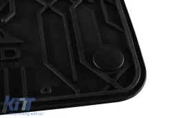 Specific front rubber mats suitable for Hyundai i20 2014-2020, after 2020, 2-piece set, black color-image-6256719