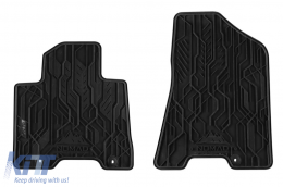 image-67-Specific front rubber mats suitable for Hyundai Tucson 2015-2020, Kia Sportage 2015-2018, 2-piece set, black color