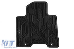 Specific front rubber mats suitable for Hyundai Tucson 2015-2020, Kia Sportage 2015-2018, 2-piece set, black color-image-6256728