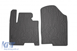image-63-Specific front rubber mats suitable for Kia Sportage after 2021, 2-piece set, black color