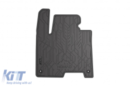 Specific front rubber mats suitable for Kia Sportage after 2021, 2-piece set, black color-image-6256685
