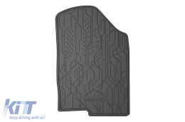 Specific front rubber mats suitable for Kia Sportage after 2021, 2-piece set, black color-image-6256686