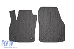 Specific front rubber mats suitable for Opel Astra H 2004-2014, 2-piece set, black color from Frogum NOMAD series - ABFMO6025068