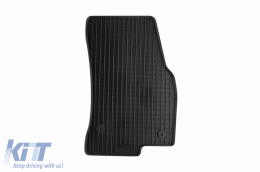 Specific front rubber mats suitable for Volkswagen Caddy after 2020, 2-piece set, black color-image-6244005