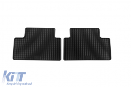 Specific rear rubber mats suitable for Mazda 5 2005-2015, 2-piece set, black color - ABFMM6023797