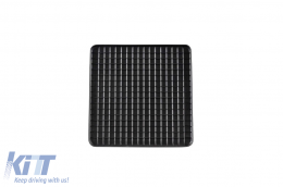 Specific rear rubber mats suitable for VW T4 Transporter 1990-2003, 40x40 cm, 1-piece set, black color-image-6244037