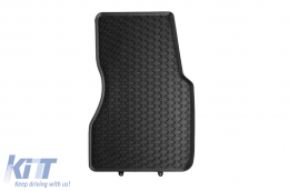 Specific rubber front mats suitable for Smart ForTwo 2007-2014, 2-piece set, black color-image-6250306