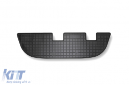 Specific rubber mat from Frogum El Toro series suitable for Ssangyong Rexton after 2017, for third row seats, 1-piece set, black color-image-6250661