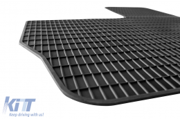 Specific rubber mat suitable for Citroen Jumper, Peugeot Boxer, Fiat Ducato after 2006, 1-piece set, black color-image-6227772