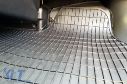 Specific rubber mat suitable for Citroen Jumper, Peugeot Boxer, Fiat Ducato after 2006, 1-piece set, black color-image-6227779