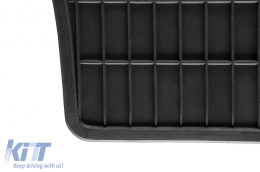 Specific rubber mat suitable for Citroen Jumper, Peugeot Boxer 1994-2006, Fiat Ducato II 2004-2006, 1-piece set, black color-image-6227851
