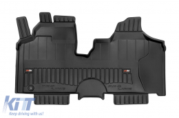 image-33-Specific rubber mat suitable for Citroen Jumpy II 2007-2016, 1-piece set, black color, with 24-month warranty