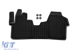 image-79-Specific rubber mat suitable for Citroen Jumpy, Peugeot Expert, Toyota Proace after 2016, Opel Vivaro after 2019, Fiat Scudo after 2022, 1-piece set, black color