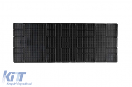 Specific rubber mat suitable for Citroen Jumpy, Spacetourer, Peugeot Expert, Traveller, Toyota Proace after 2016, Opel Vivaro, Zafira after 2020, third row, 1-piece set, black color - ABFMC6023699
