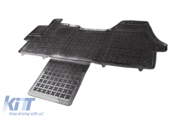 Specific rubber mat suitable for Fiat Ducato 2006-2014, Ducato after 2021, e-Ducato after 2021, 1-piece set, black color-image-6243002