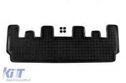 image-78-Specific rubber mat suitable for Ford Tourneo Custom Titanium after 2018, for third row seats, 1-piece set, black color